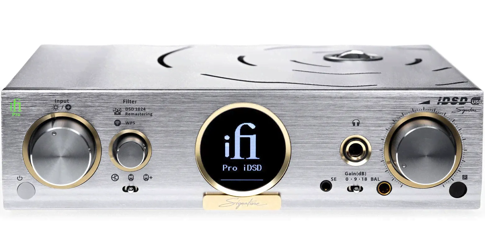 ifi Сетевой проигрыватель Audio Pro iDSD Signature, Wi-Fi, серебристый-0