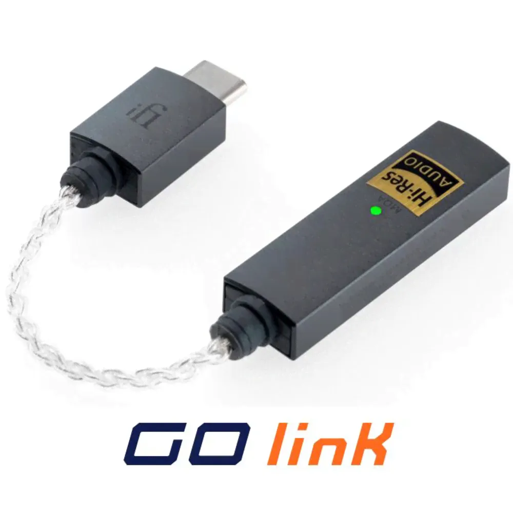 Усилитель для наушников с ЦАП iFi Audio GO link USB-C-2