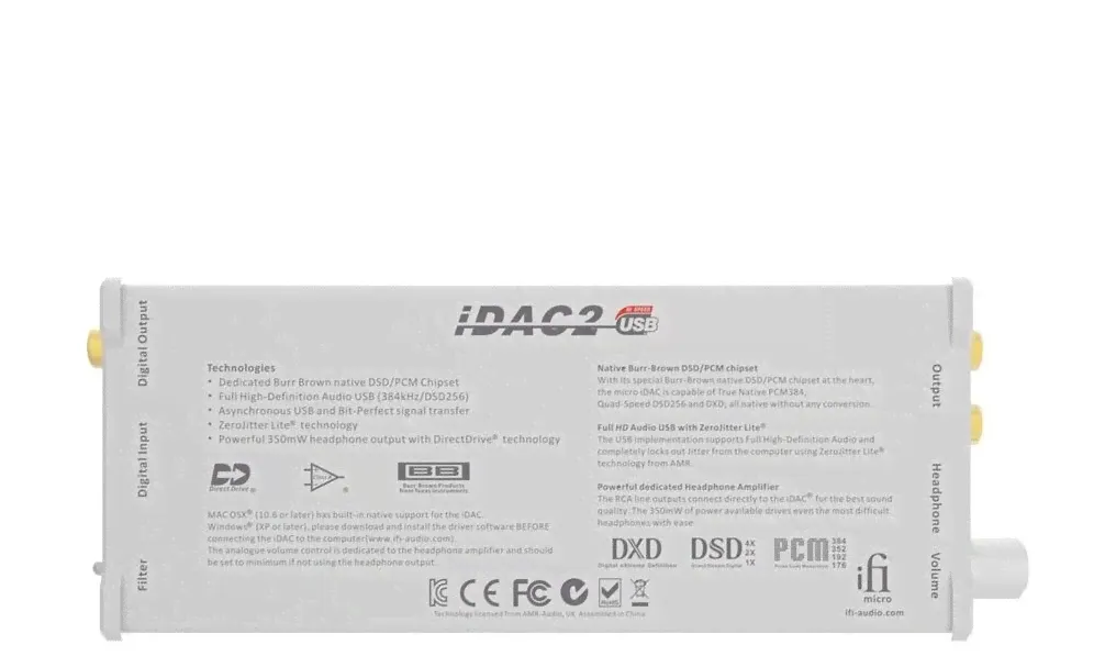 ЦАП портативный iFi Audio Micro iDAC 2-0