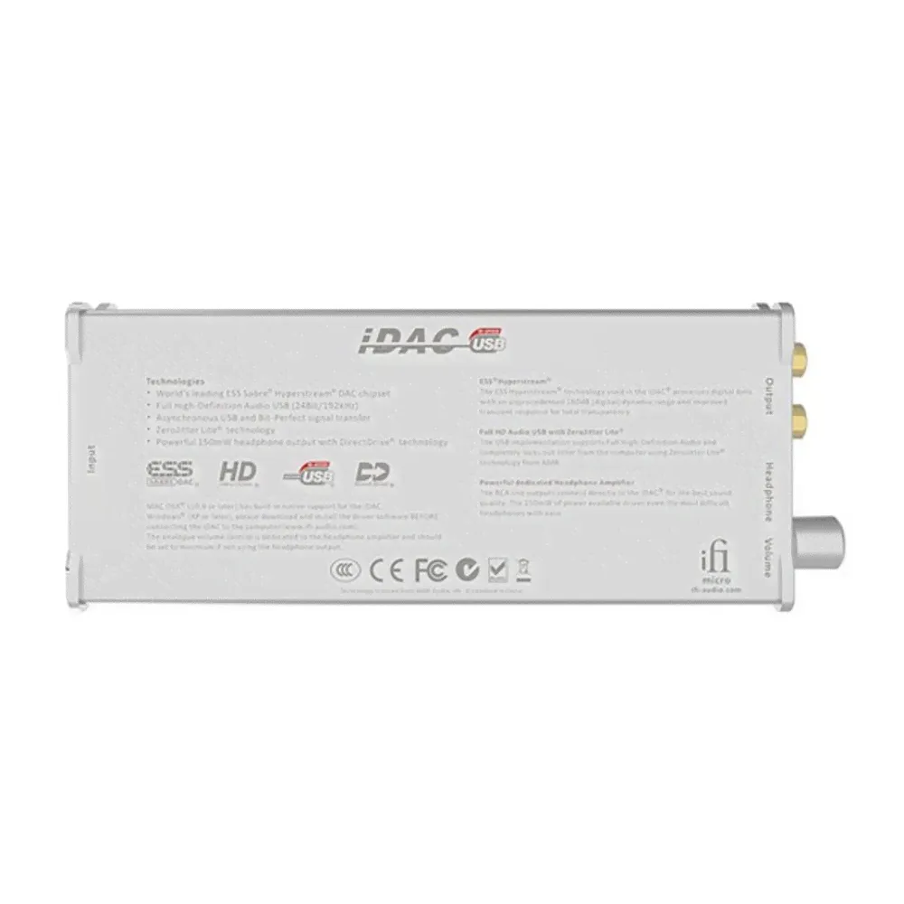 Цифро-аналоговый преобразователь iFi Audio Micro iDAC-0