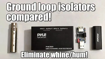Fixing ground loops in your studio
