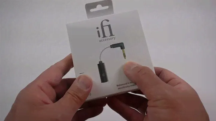 Noise-free IEMs. New! iFi Audio iEMatch4 4mm