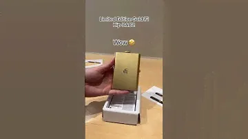 Limited Edition Gold Hip-DAC from iFi
