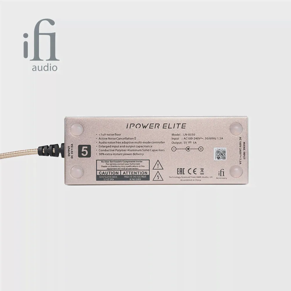 Адаптер питания iFi i Power Elite DC с низким уровнем шума и активным шумоподавлением, Hi-Fi декодирует усилитель для наушников, адаптер питания (art.: 3920c01e69b21)-1